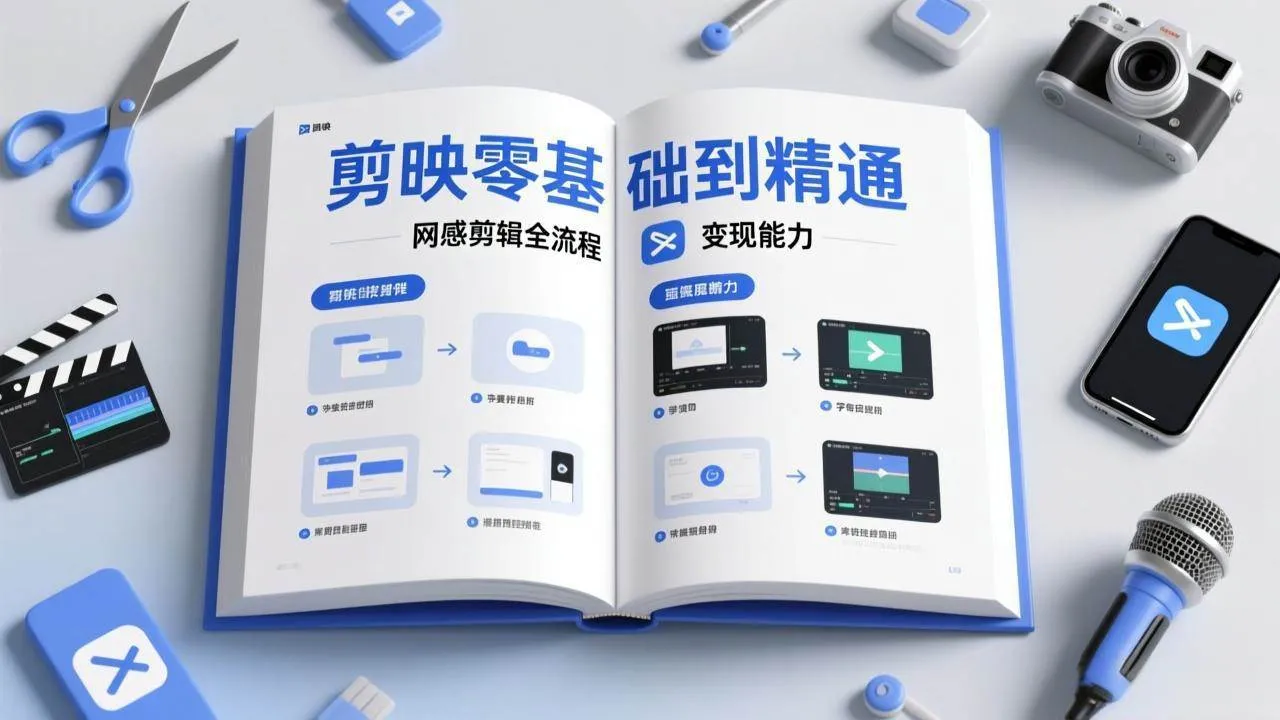 (17473期)剪映零基础也能快速上手,从入门到精通掌握网感剪辑全流程,掌握能直接变现的剪辑能力_就是爱分享