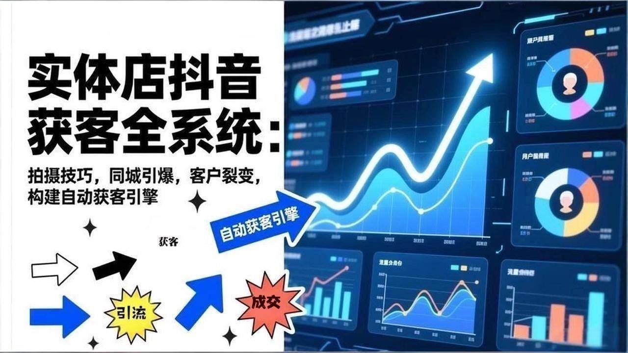（17090期）2026实体店抖音获客全系统：拍摄技巧，同城引爆，客户裂变，构建自动获客引擎_就是爱分享