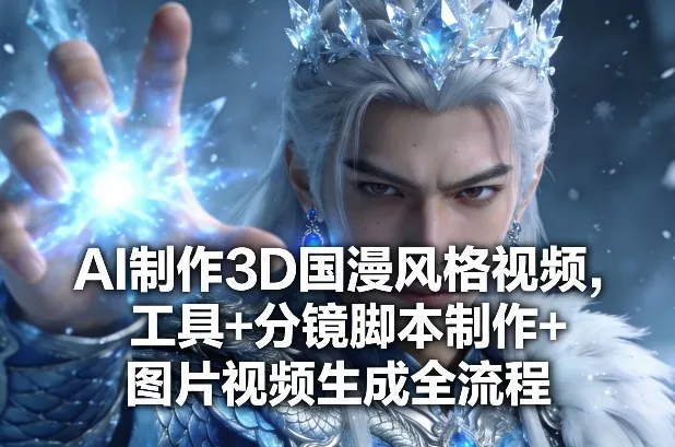 AI制作3D国漫风格视频，工具+分镜脚本制作+图片视频生成全流程_就是爱分享