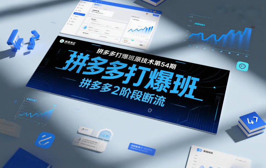 拼多多打爆班原创技术第54期，拼多多2阶段断流_就是爱分享