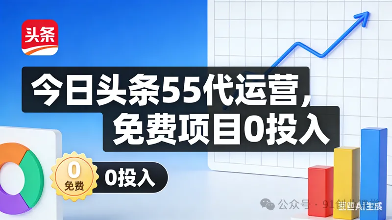 今日头条55代运营【社群免费项目】免.费.项.目,0投入，全新躺.zhuan模式_就是爱分享