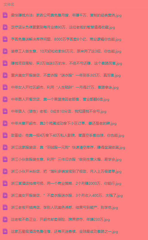 图片[1]_(9607期)真实有效391套商业模式，年入几十到几百万案例解析(电子书+视频+图文)_就是爱分享