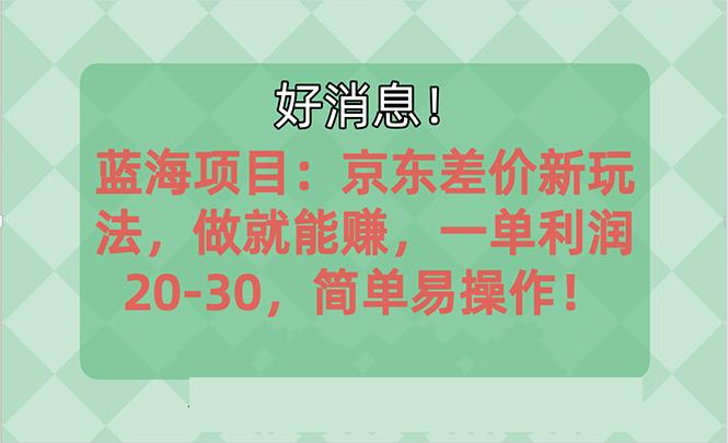 越早知道越能赚到钱的蓝海项目：京东大平台操作，一单利润20-30，简单..._就是爱分享