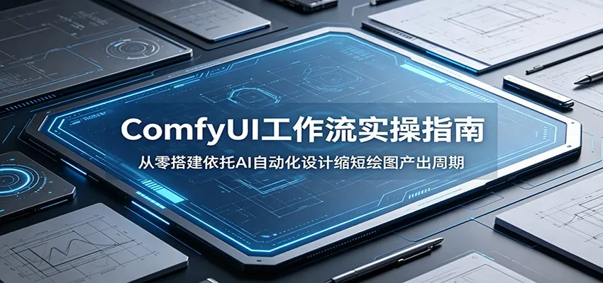 ComfyUI 工作流实操指南:从零搭建依托AI自动化设计缩短绘图产出周期_一起云网创
