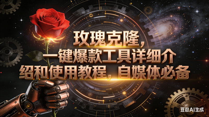 (16792期)玫瑰克隆工具,自媒体必备,一键爆款工具详细介绍和使用教程_就是爱分享