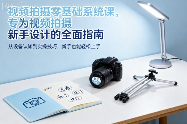 视频拍摄零基础系统课，专为视频拍摄新手设计的全面指南_就是爱分享
