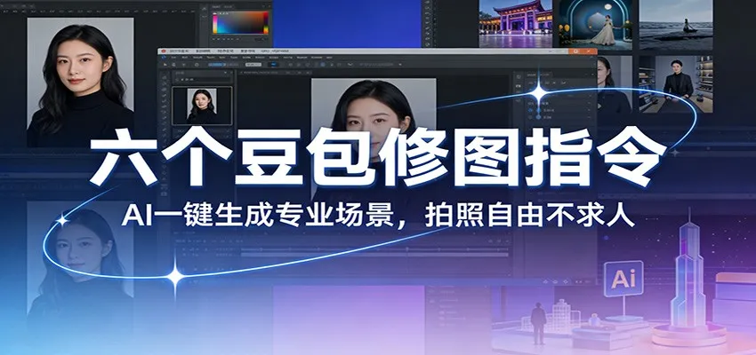 六个豆包修图指令：AI 一键生成专业场景，拍照自由不求人_就是爱分享