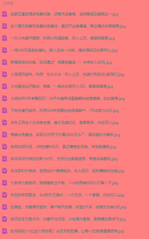 图片[2]_(9607期)真实有效391套商业模式，年入几十到几百万案例解析(电子书+视频+图文)_就是爱分享