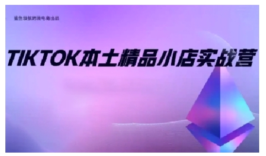 TikTok本土精品小店出海实战营，从入门到高阶，不止0-1!_就是爱分享