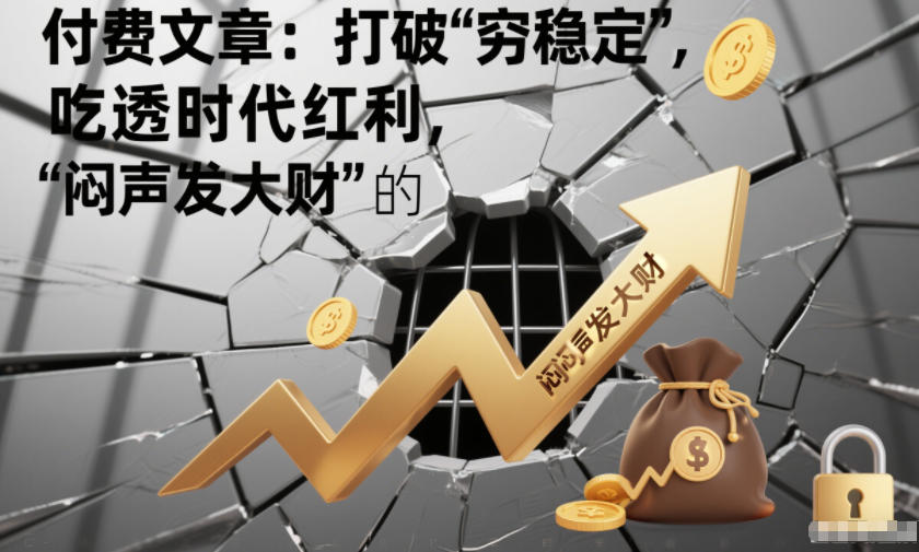 付费文章：打破“穷稳定”，吃透时代红利，“闷声发大财”的终极真谛_就是爱分享