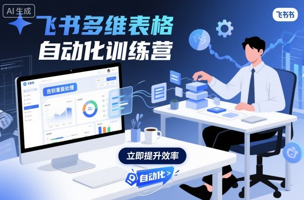 飞书多维表格自动化训练营，手把手教你告别重复处理，用多维表格开启高效办公新模式_就是爱分享