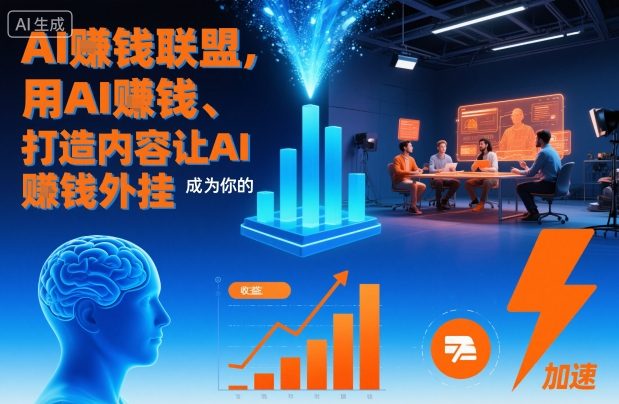 AI賺钱联盟,用AI賺钱、打造内容让AI成为你的賺钱外挂_就是爱分享