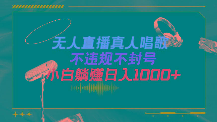 (9622期)抖音24小时无人直播音乐，不违规，不封号纯撸音浪，小白实操当天日入1000+_就是爱分享