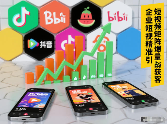 企业短视频精准引流矩阵获客,短视频矩阵爆量战法_就是爱分享