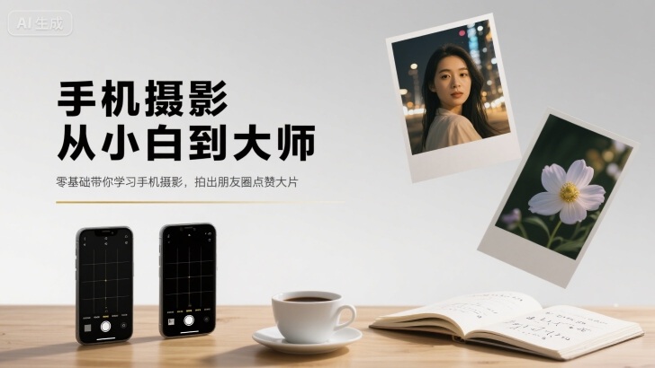 手机摄影从小白到大师，零基础带你学习手机摄影，拍出朋友圈点赞大片_就是爱分享