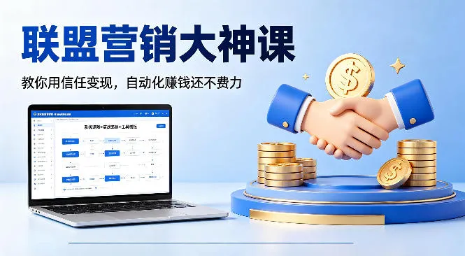 联盟营销大神课，教你用信任变现，自动化賺钱还不费力【原创双语字幕】_就是爱分享
