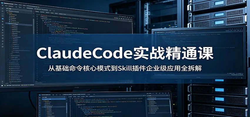 ClaudeCode实战精通课：从基础命令核心模式到Skill插件企业级应用全拆解_一起云网创