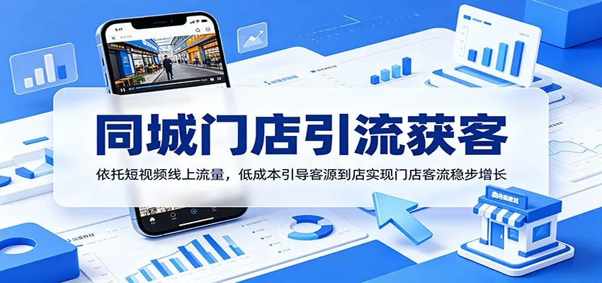 同城门店引流获客:依托短视频线上流量,低成本引导客源到店实现门店客流稳步增长_一起云网创
