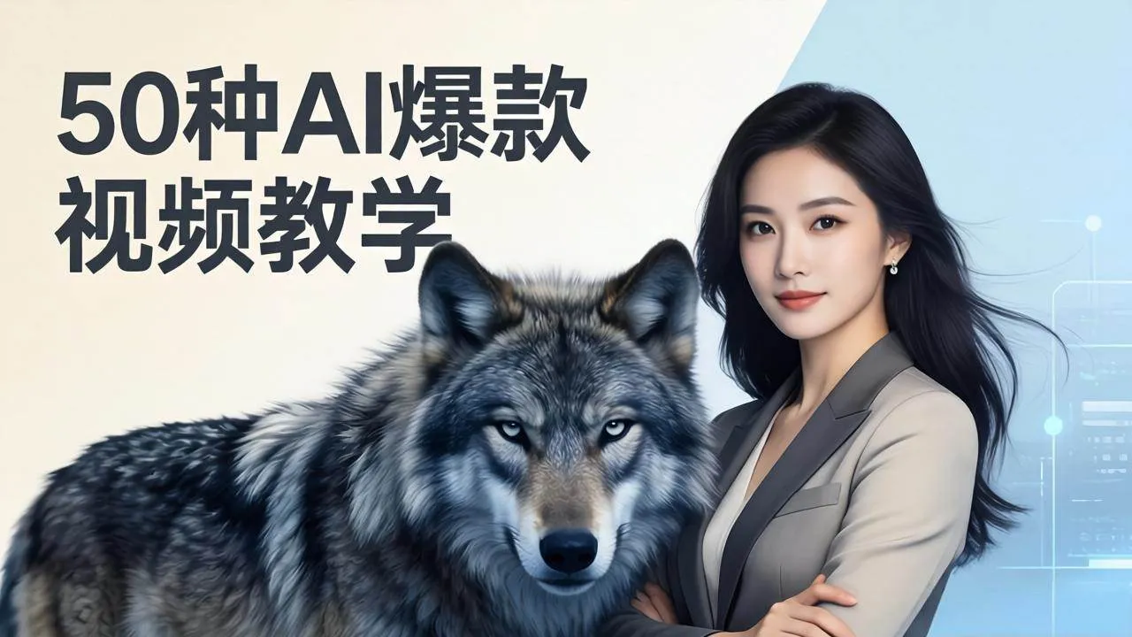 （17815期）50种AI爆款视频教学：影视级古诗词+治愈萌宠+山海经蛟龙，高阶宝典商业落地_就是爱分享