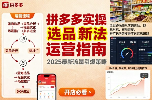 王校长9月12拼多多实操新玩法,全链路涵盖从店铺选品、找对标,布局链接,推广玩法等多维度运营思路(更新)_就是爱分享