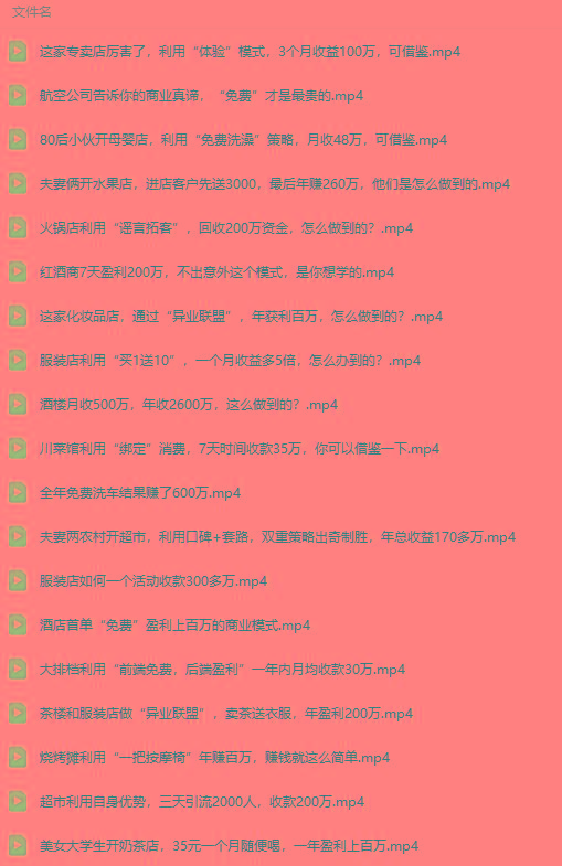 图片[5]_(9607期)真实有效391套商业模式，年入几十到几百万案例解析(电子书+视频+图文)_就是爱分享