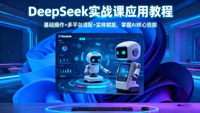 （16391期）DeepSeek实战课应用教程、基础操作+多平台适配+实体赋能，掌握AI核心技能_就是爱分享