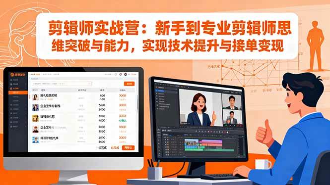 （16347期）剪辑师实战营：新手到专业剪辑师思维突破与能力，实现技术提升与接单变现_就是爱分享