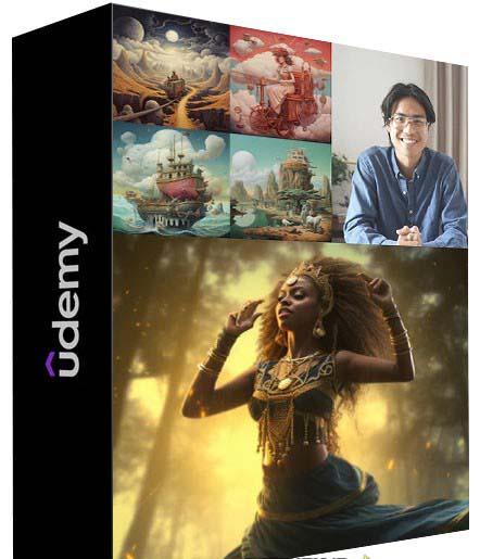 MidjourneyAI绘画艺术生成的大师级写作提示指南教程-8节视频课-中英字幕_就是爱分享