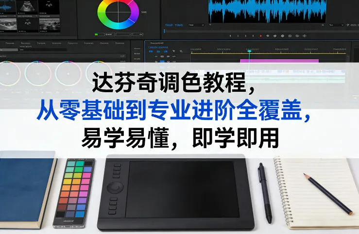 达芬奇调色教程，从零基础到专业进阶全覆盖，易学易懂，即学即用_就是爱分享