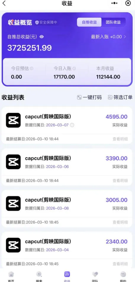 海外TikTok剪映cupcut拉新，市场广阔，潜力巨大，月入1w+，适合TK创作者的新机会