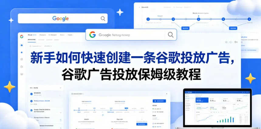 新手如何快速创建一条谷歌投放广告，谷歌广告投放保姆级教程_一起云网创
