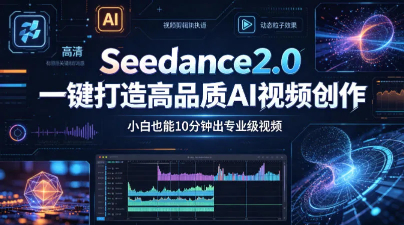 Seedance2.0一键打造高品质AI视频创作，小白也能10分钟出专业级视频_就是爱分享