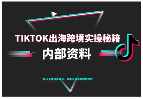 TikTok跨境电商0-1搭建运营，TK出海跨境实操秘籍（10月更新）_就是爱分享