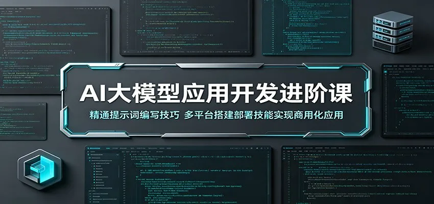 AI大模型应用开发进阶课:精通提示词编写技巧,多平台搭建部署技能实现商用化应用_一起云网创