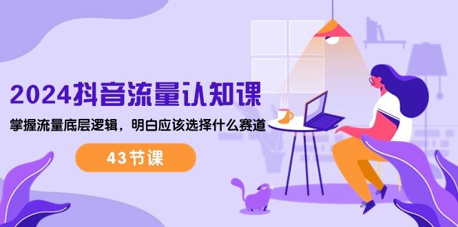 2024抖音流量·认知课：掌握流量底层逻辑，明白应该选择什么赛道 (43节课_就是爱分享