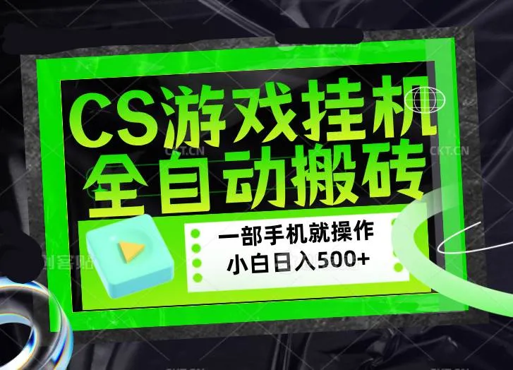(17876期)CSGO游戏挂机捡漏搬砖,超稳定的项目,带领1000+小白实现日入500+,数据可视频验证_就是爱分享