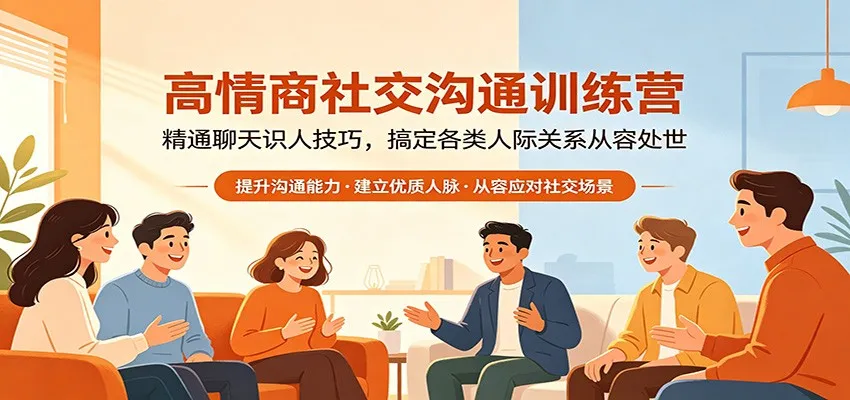 高情商社交沟通训练营：精通聊天识人技巧，搞定各类人际关系从容处世_就是爱分享