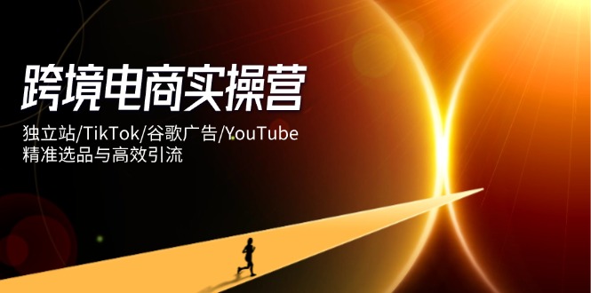 跨境电商实操营:独立站/TikTok/谷歌广告/YouTube,精准选品与高效引流_就是爱分享