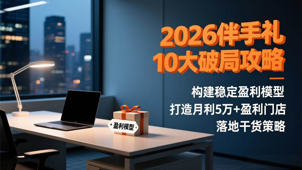 （17191期）2026伴手礼10大破局攻略：构建稳定盈利模型，打造月利5万+盈利门店，落地干货策略_就是爱分享