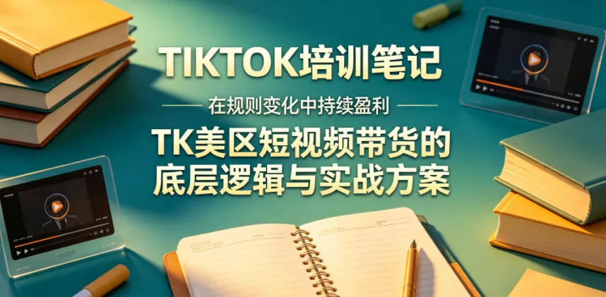 视界跨境TIKTOK4月17培训笔记,在规则变化中持续盈利,TK美区短视频带货的底层逻辑与实战方案【文档】_一起云网创