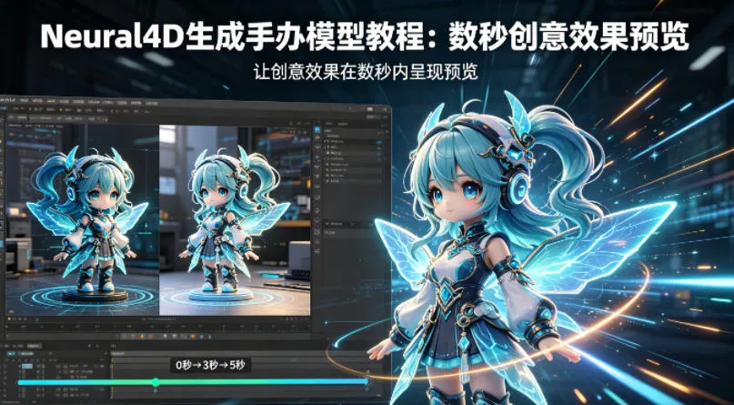 Neural4D生成手办模型教程，让创意效果在数秒内呈现预览_就是爱分享