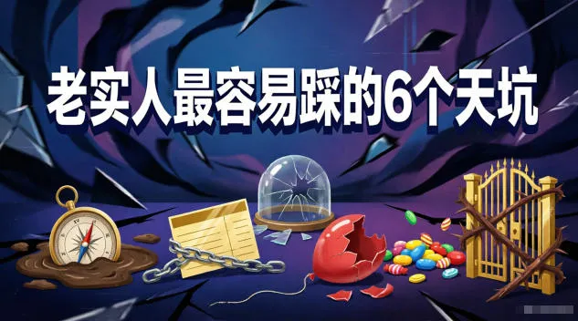 付费文章:老实人最容易踩的6个天坑_一起云网创