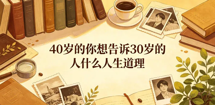 公众号付费文章:40岁的你想告诉30岁的人什么人生道理?_一起云网创