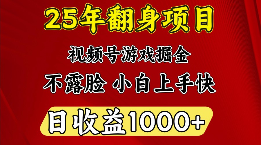 一天收益1000+ 25年开年落地好项目_就是爱分享