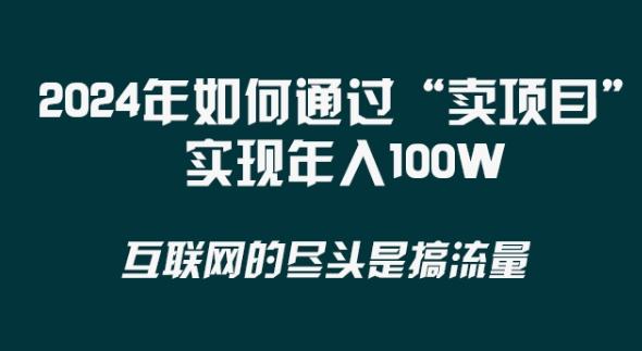 2024年 做项目不如‘卖项目’更快更直接！年入100万_就是爱分享