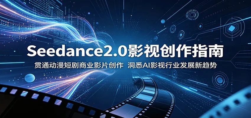 Seedance2.0影视创作指南:贯通动漫短剧商业影片创作,洞悉AI影视行业发展新趋势_一起云网创