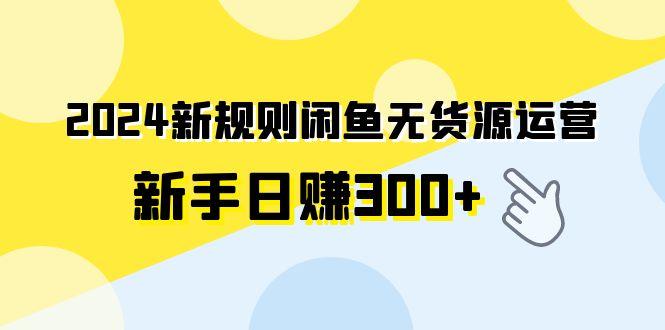 (9522期)2024新规则闲鱼无货源运营新手日赚300+_就是爱分享