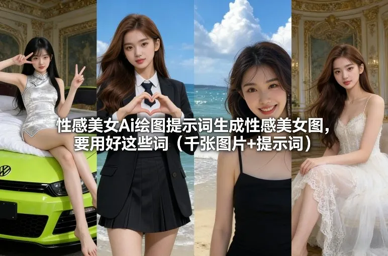 性感美女Ai绘图提示词生成性感美女图,要用好这些词(千张图片+提示词)_就是爱分享