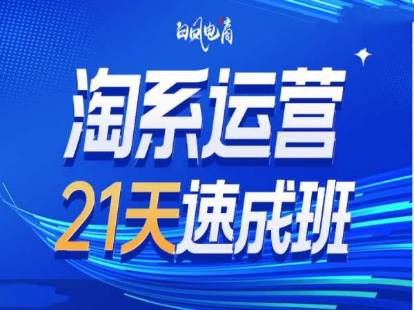 淘系运营21天速成班35期，年前最后一波和2025方向_就是爱分享
