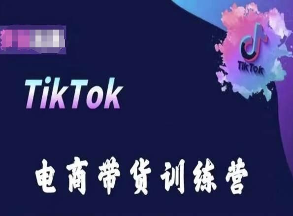 TikTok电商带货训练营，跟随时代潮流，跨境掘金_就是爱分享